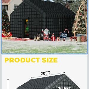 Brand new Black Inflatable Holiday House ( everything included)